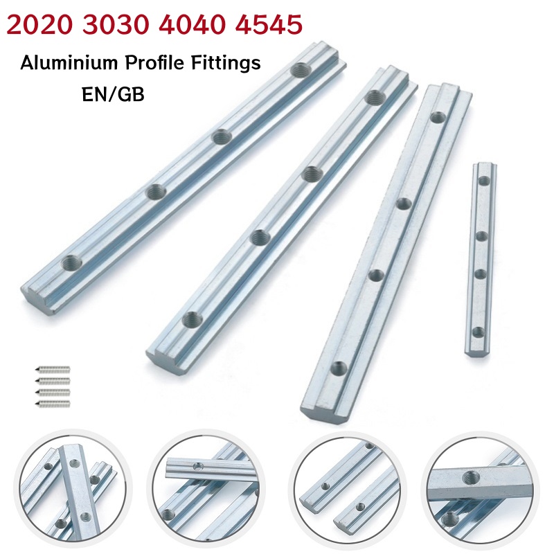 Woodworking Joints - Connecteur interne droit pour profilés en