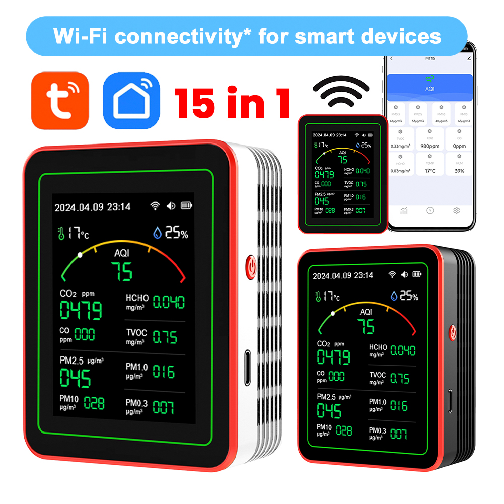 Woodworking Apps - Testeur multifonctionnel Tuya WiFi 15-en-1 pour
