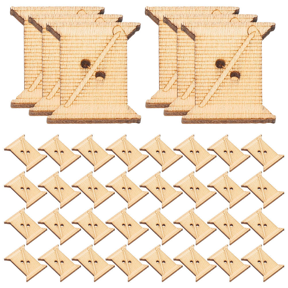 Woodworking Boards - 100 bobines en bois pour fil
