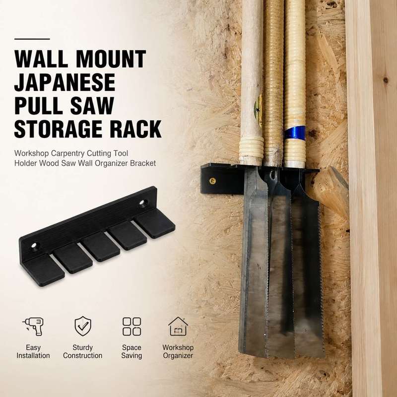 Japanese Pull Saw - Support mural japonais pour scies à