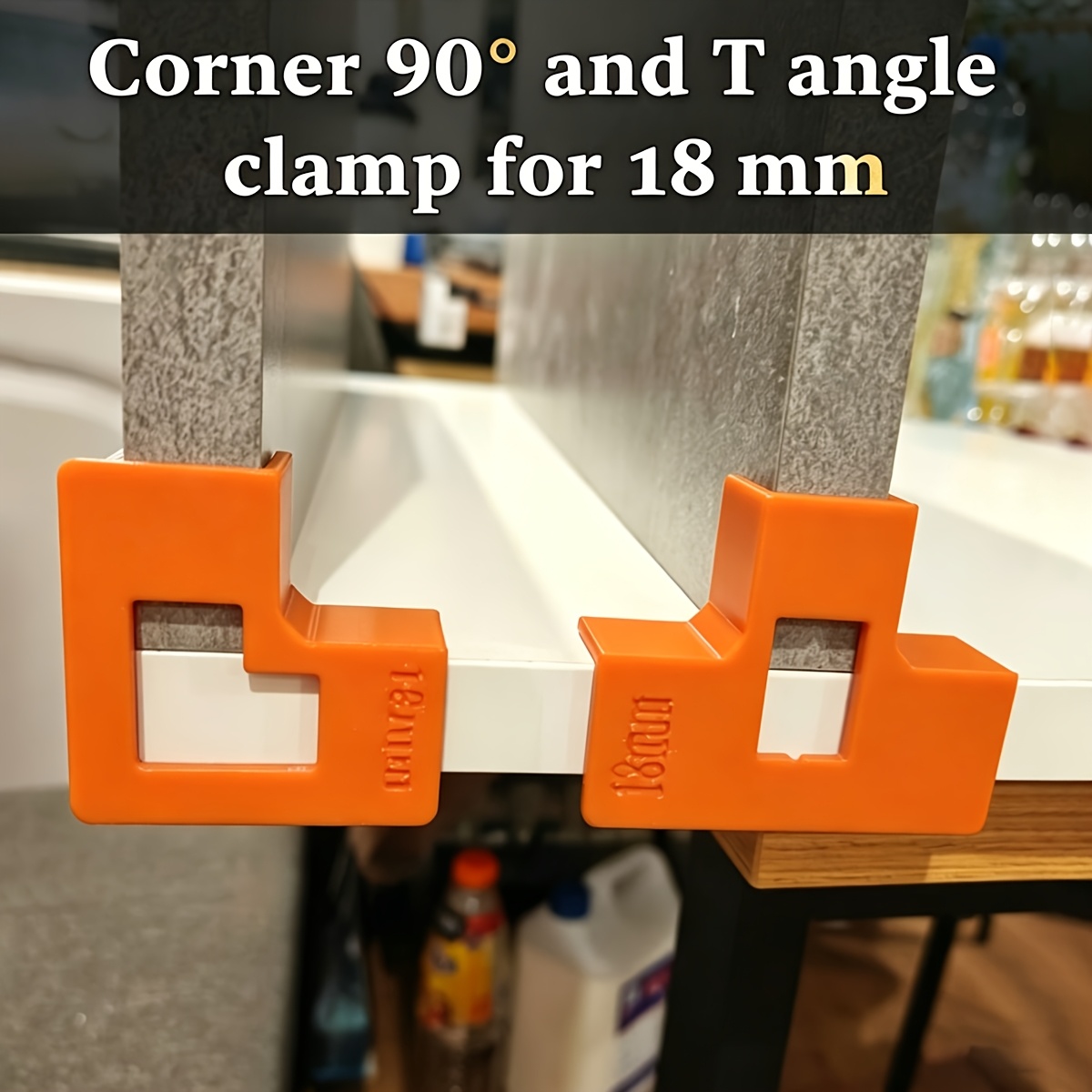 Woodworking Right Angle Clamp - 4 pièces 90 ° Serre-joints à