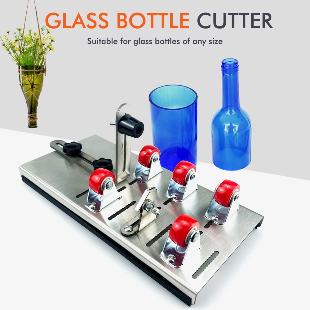 Woodworking Veneer Cutter - Coupe-bouteille en verre, tailles réglables, Machine