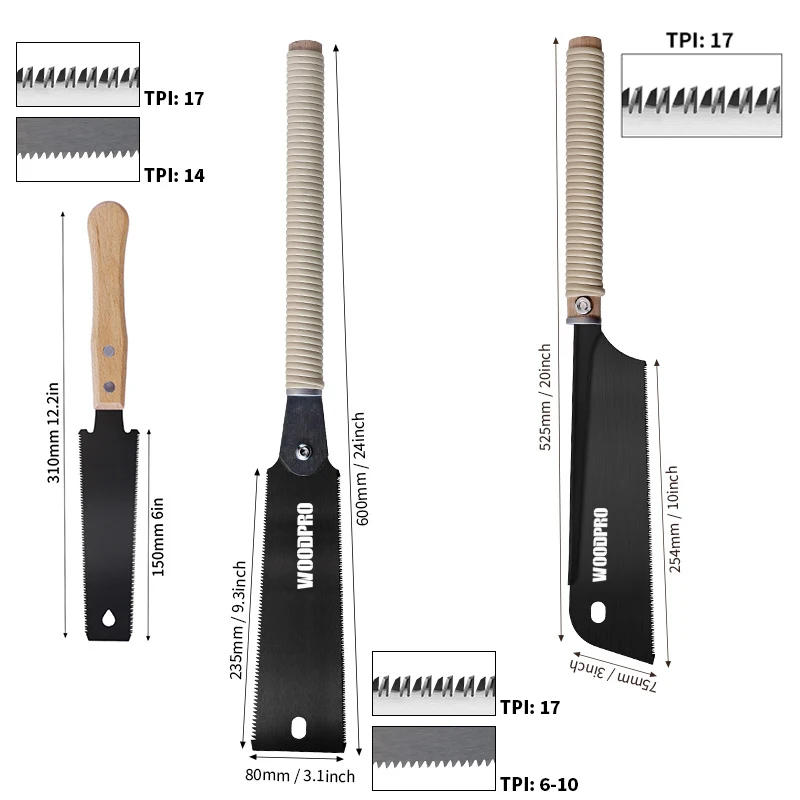 Ensemble de scies à main japon - Japanese Pull Saw avis et prix