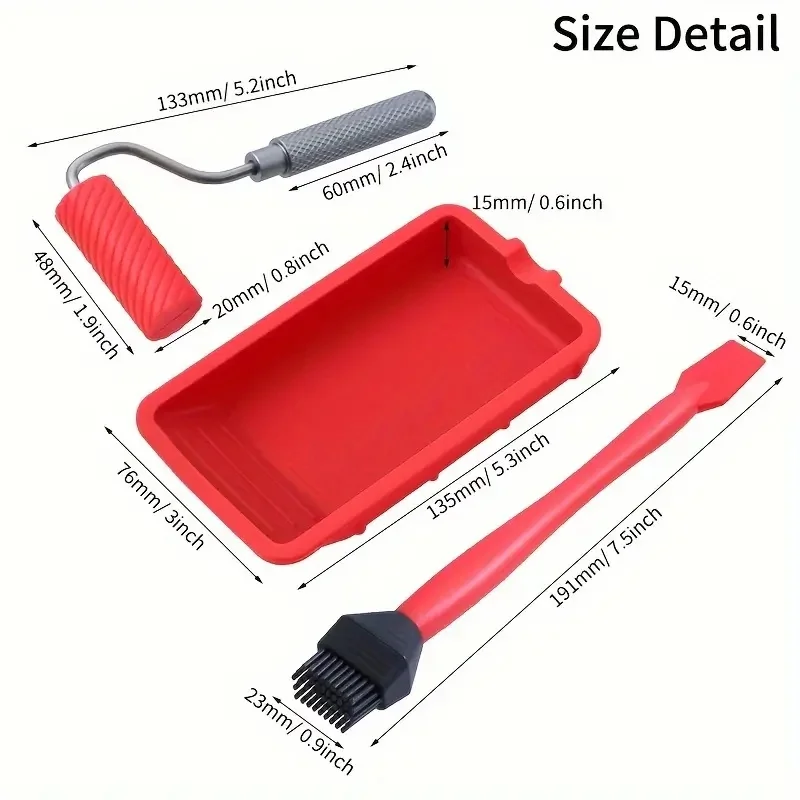 Rouleau à colle en silicone av - Woodworking Glue Roller avis et prix