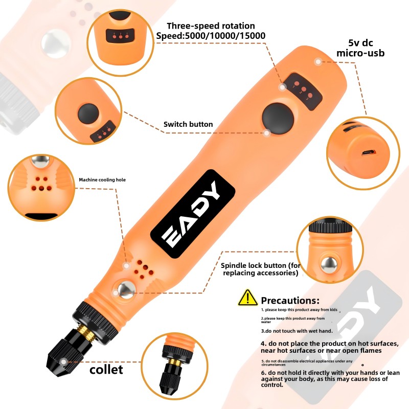 Kit d'outils rotatifs sans fil - Woodworking Essentials avis et prix