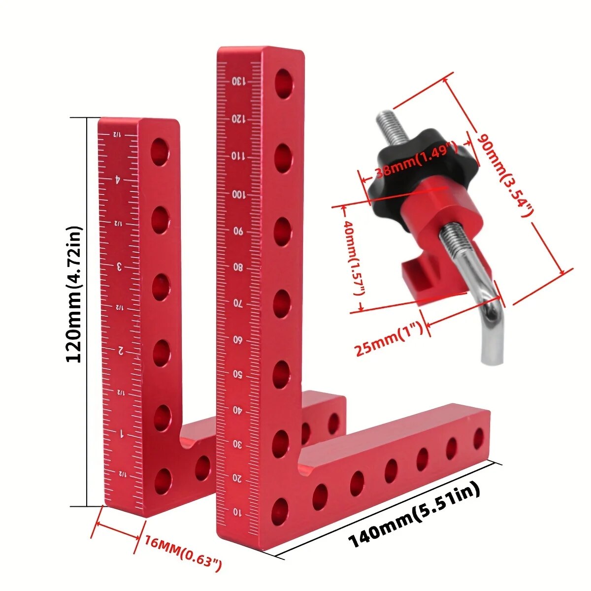 Serre-joint d'angle droit à 90 - Woodworking Right Angle Clamp avis et prix