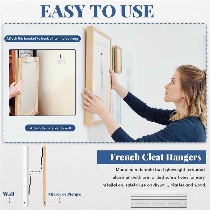 Support mural en Z en aluminiu - Woodworking French Cleat avis et prix