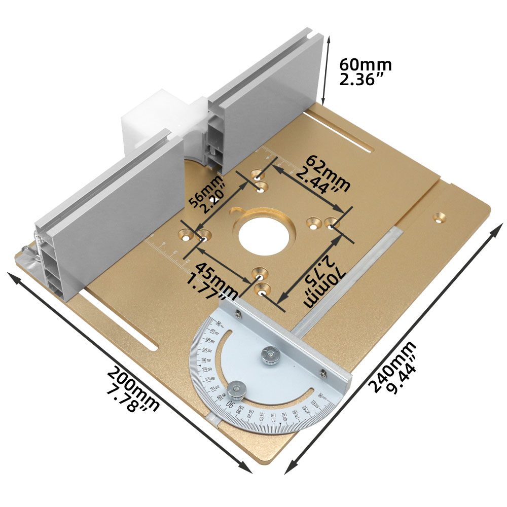 Plaque d'insertion de Table de - Woodworking Asmr avis et prix